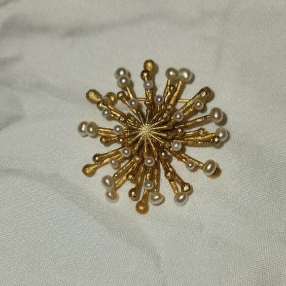 Michael Michaud Jewelry - Michael Michaud Fire Wheel Brooch